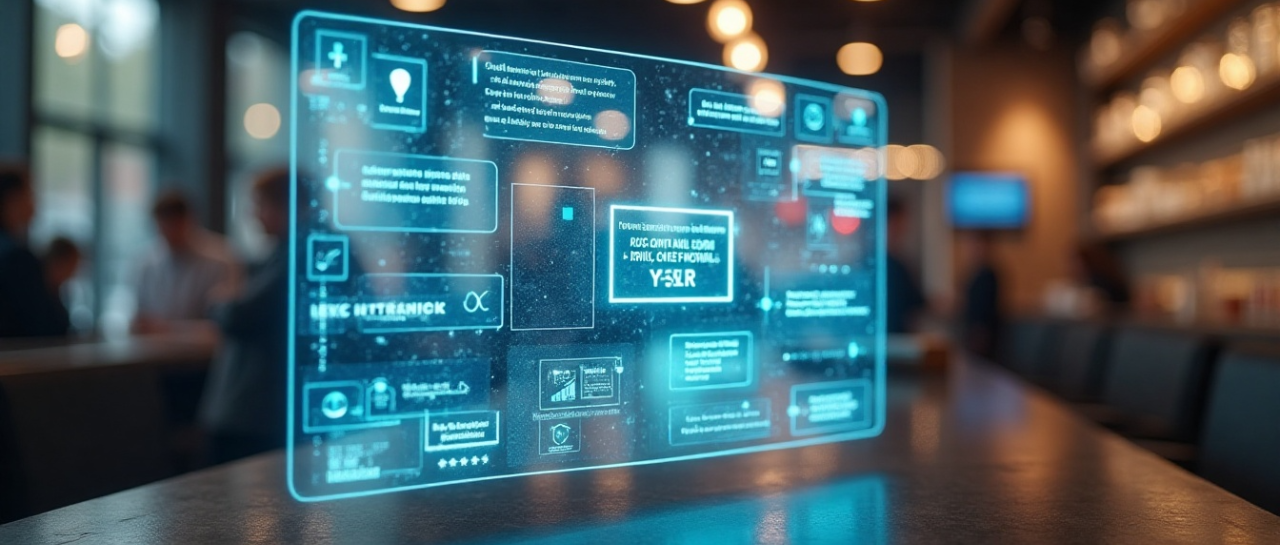 Interface de chatbot com inteligência artificial ativa em loja, automatizando o atendimento ao cliente sem presença humana.